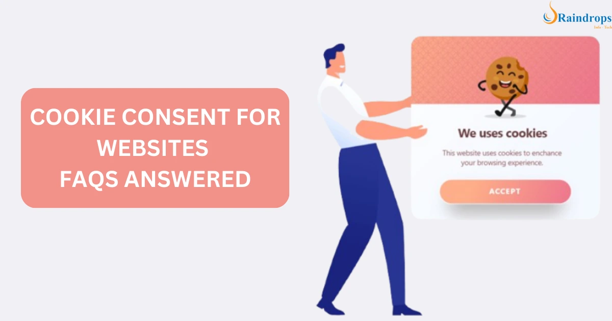 Cookie Consent Banner shown in a website