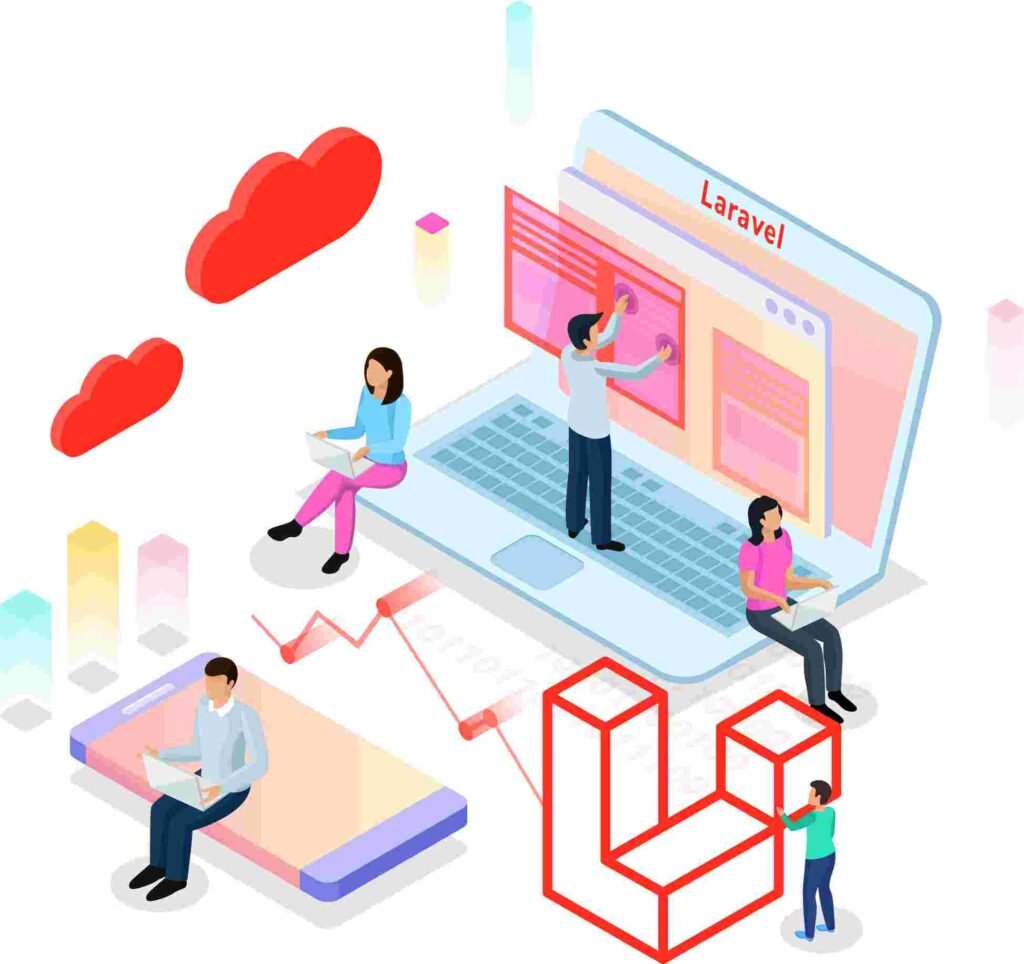 laravel-development-blog-vector